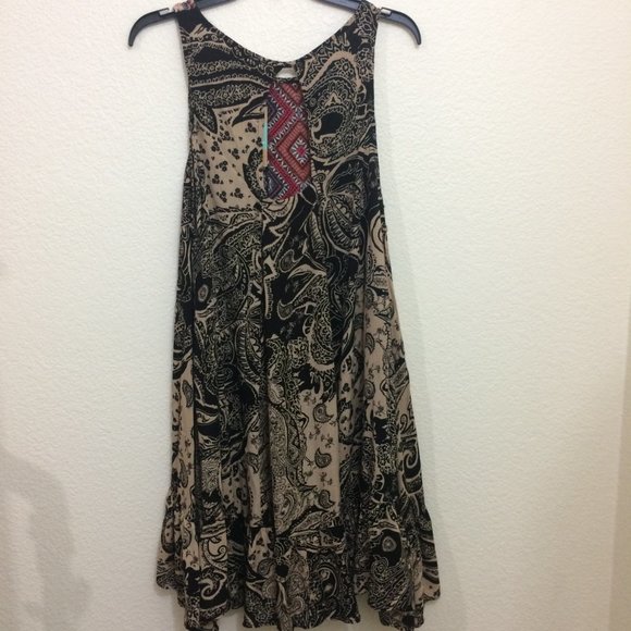 April Spirit Hayden Boho Tunic Dress Abstract - Picture 7 of 13